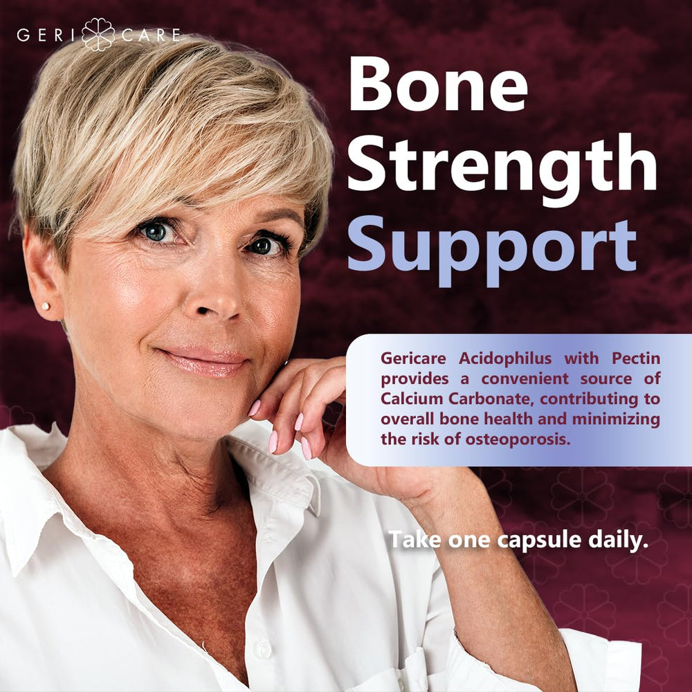 GeriCare Acidophilus with Pectin packaging and label