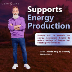 GeriCare Vitamin B-12 1000mcg ingredients list