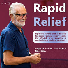 Tooth sensitivity relief with GeriCare 20% Benzocaine