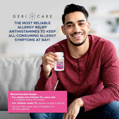 Geri-Dryl allergy relief scene outdoors during hay fever season