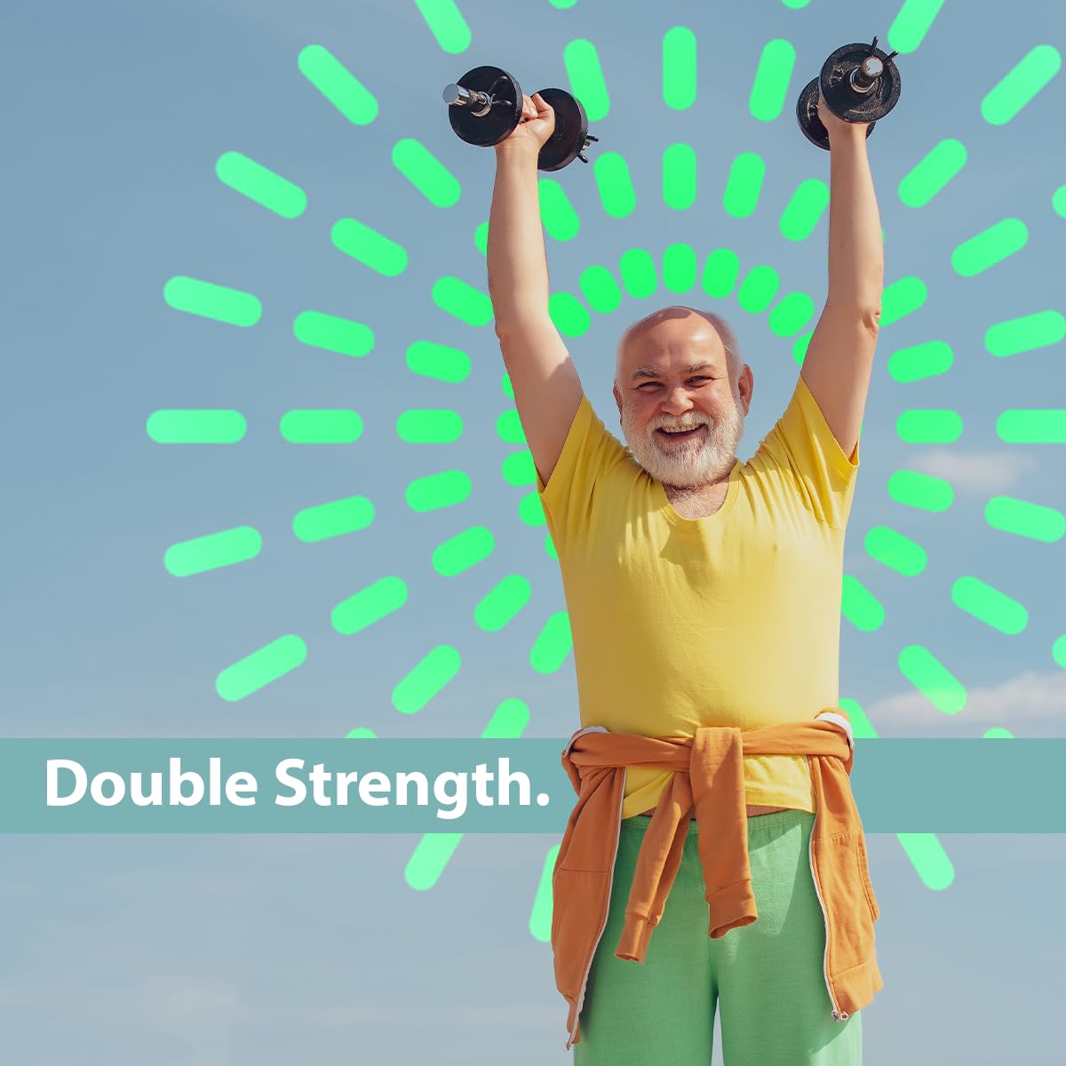 Front label of Gericare glucosamine and chondroitin supplement bottle