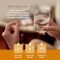 Front packaging design of GeriCare One-Daily multivitamins