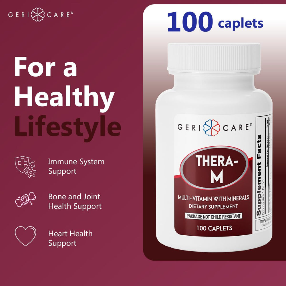 GeriCare Thera M packaging and bottle