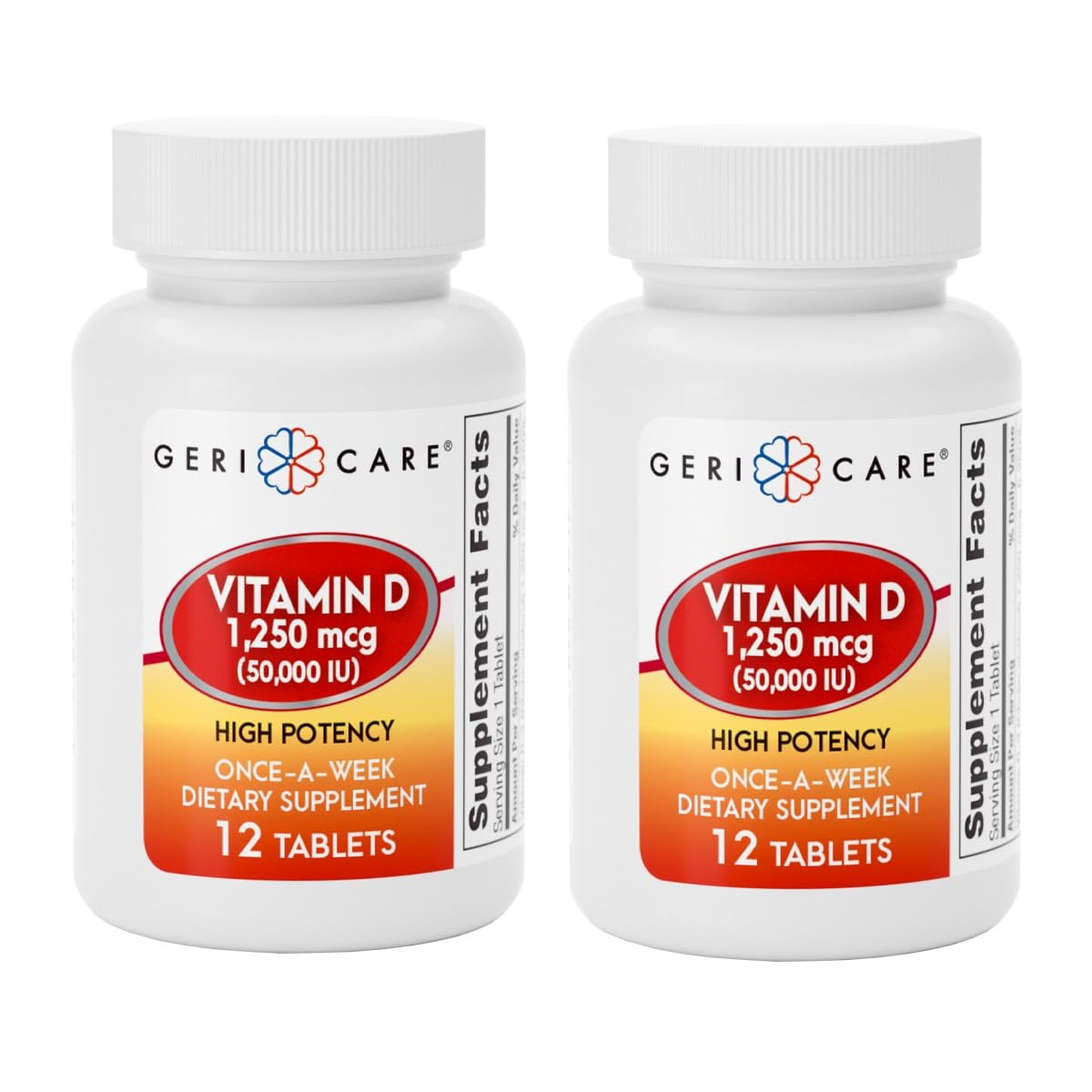 GeriCare Vitamin D 50,000 IU high-potency tablet