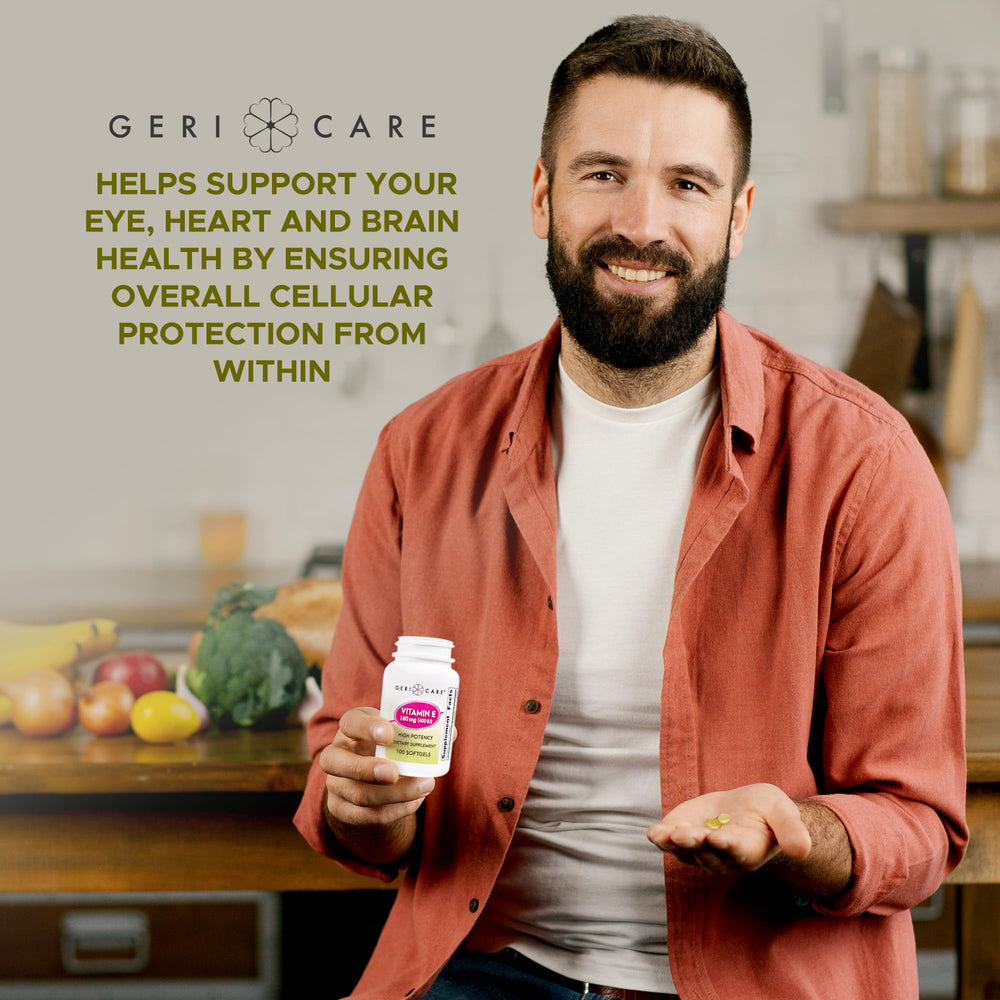 GeriCare Vitamin E supporting immunity and eye health