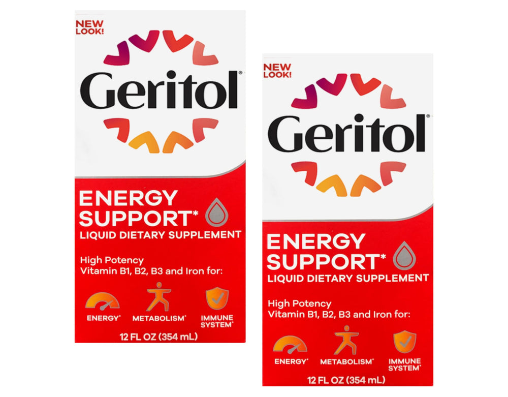 Hero image of Geritol Liquid Energy Support B-Vitamins 12 oz pack of 2