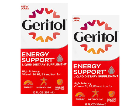 Hero image of Geritol Liquid Energy Support B-Vitamins 12 oz pack of 2
