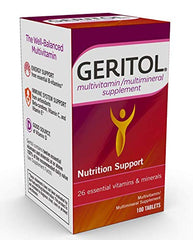 Made in the USA insignia on a Geritol bottle