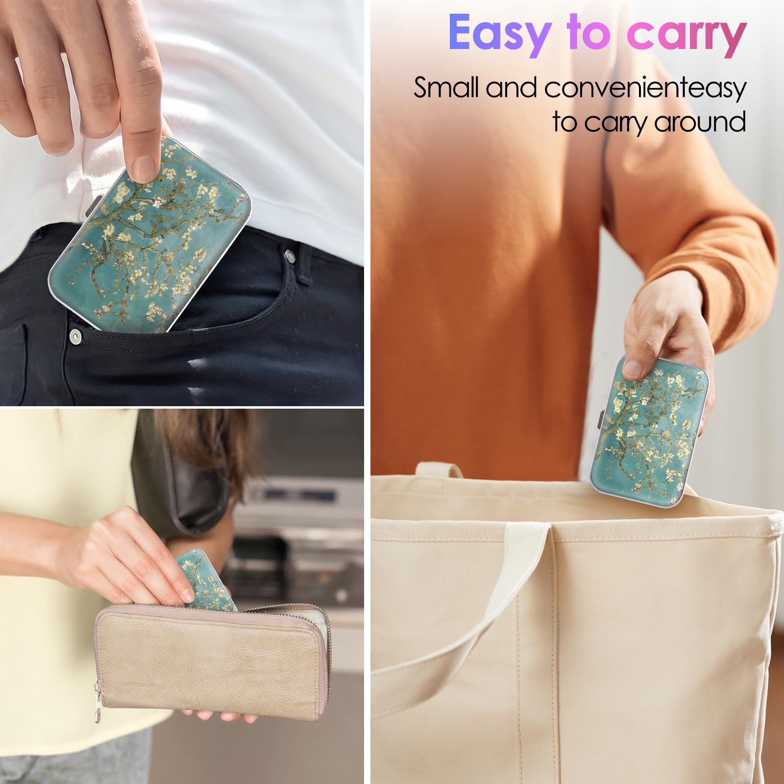 Gerkia Dental Floss Portable Case pocket-friendly design