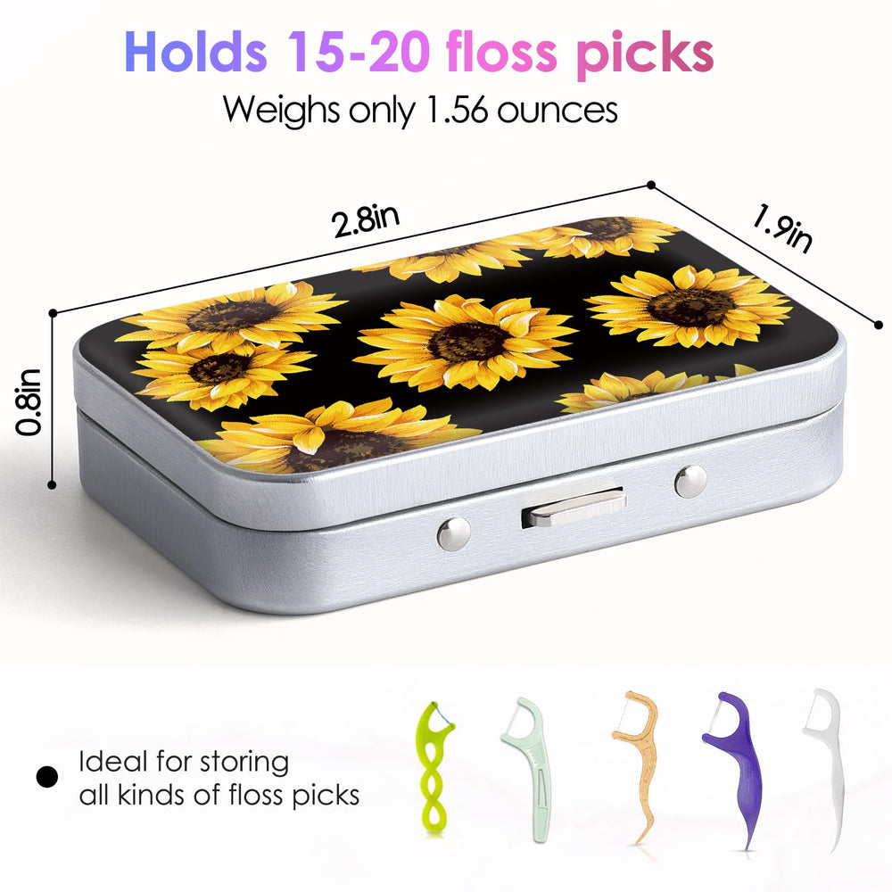 Durable tinned iron construction of the floss case
