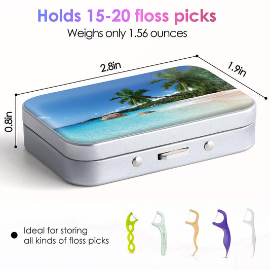 Side view of Gerkia dental floss portable case