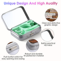 Built-in HD mirror on the floss case
