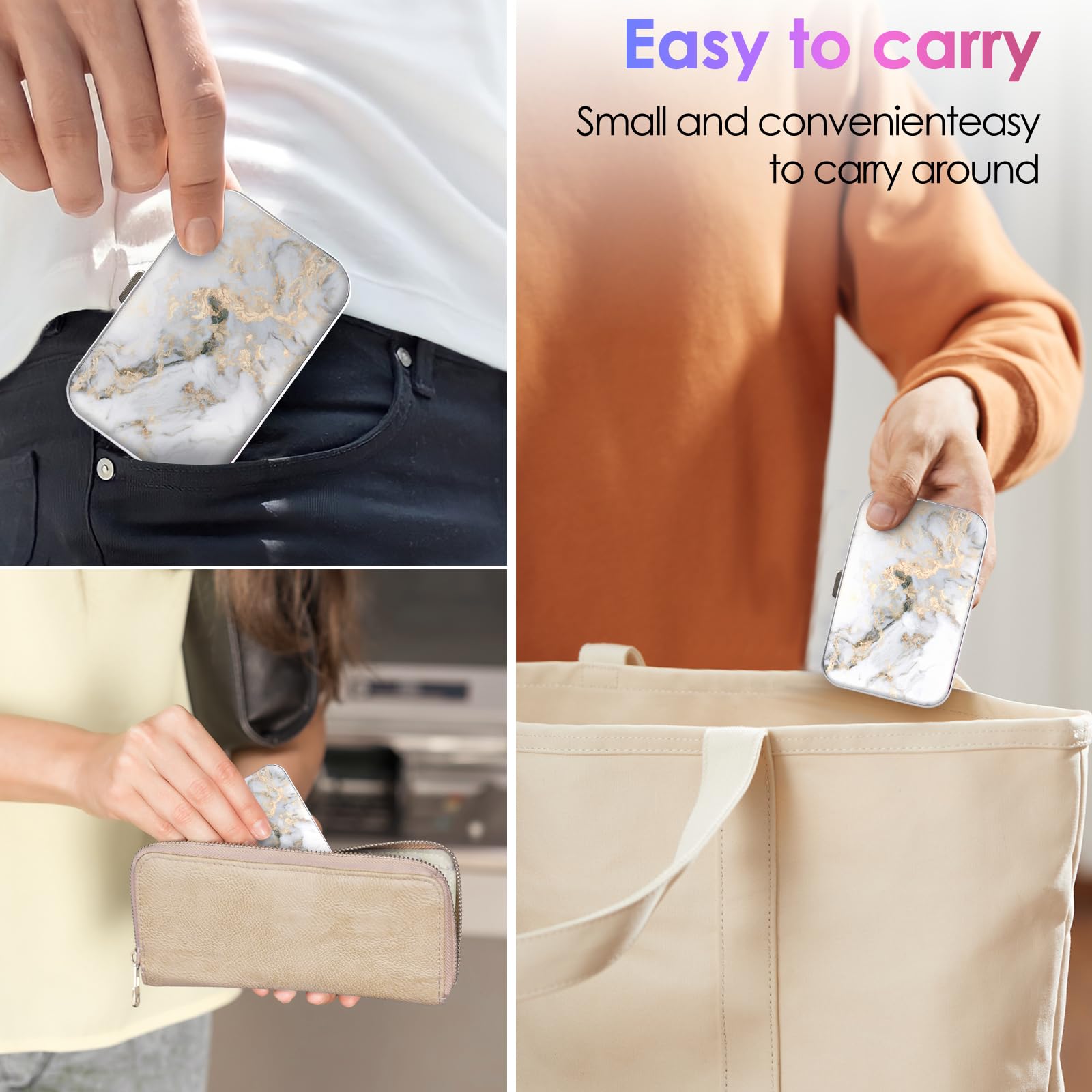 Durable tinned iron material of the case in close-up