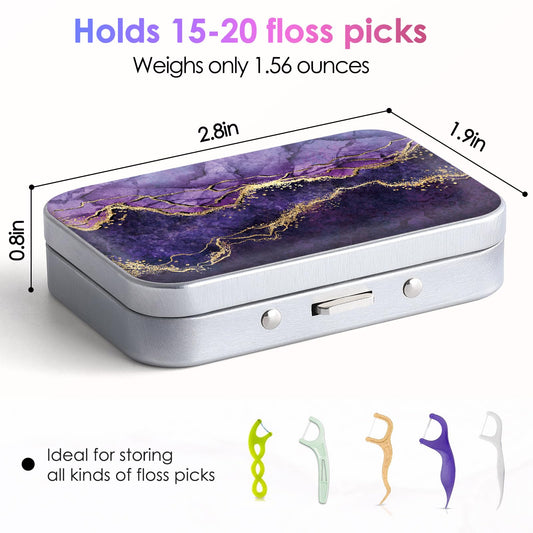 Side view of Gerkia portable floss case