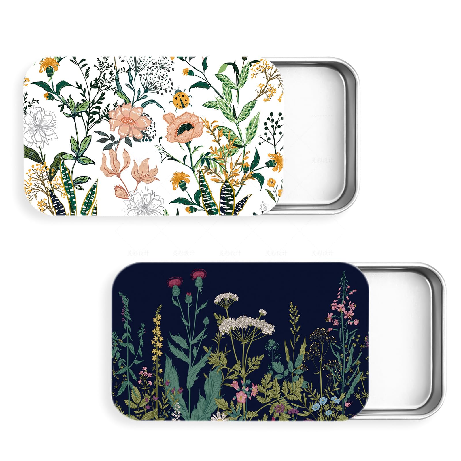 Gerkia floss case in marble pattern