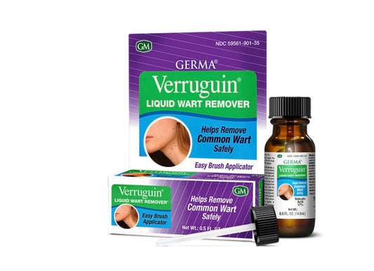 Germa Verruguin Liquid Wart Remover bottle for quick at-home wart care