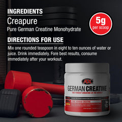 Creapure 99.99% purity badge on label