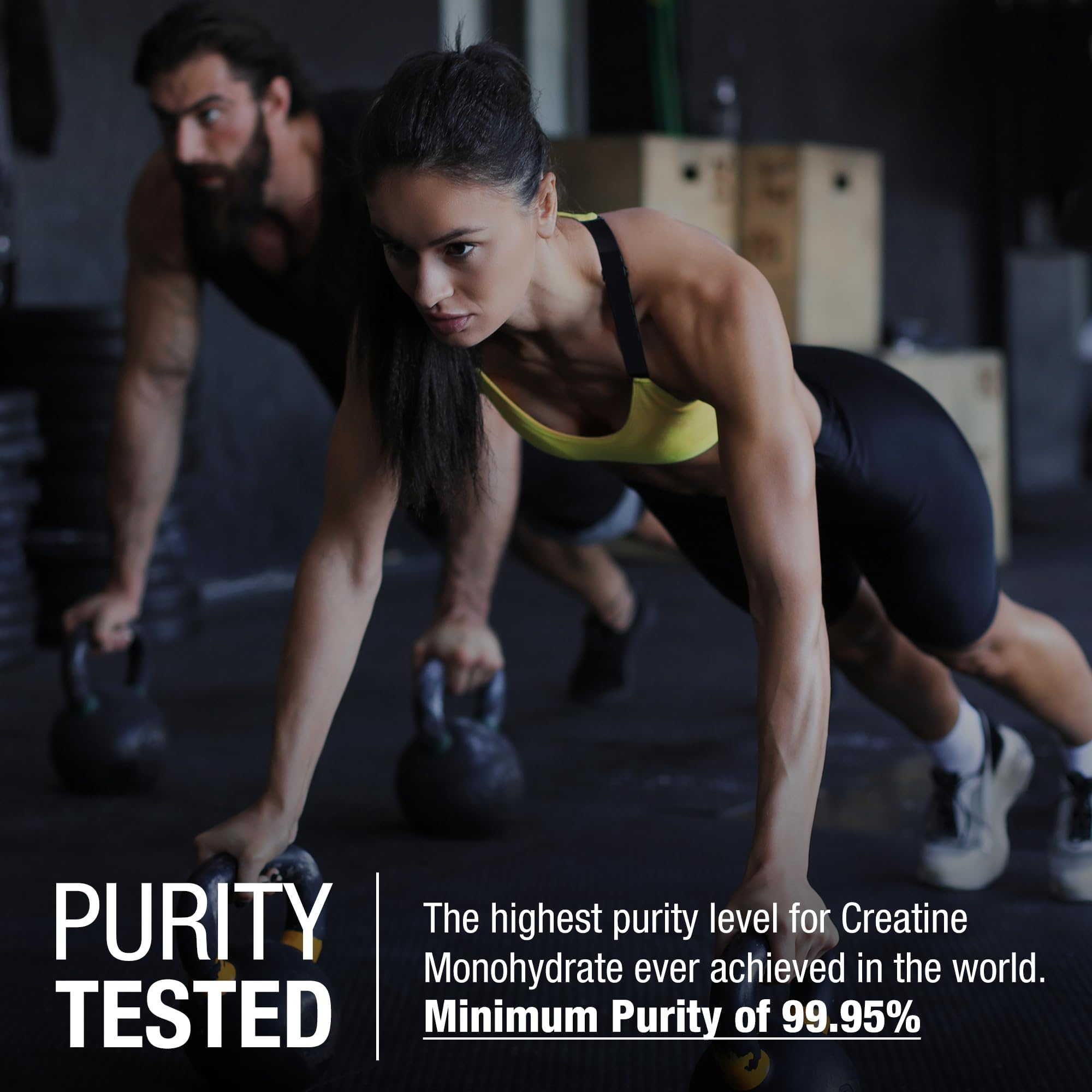 German Creatine athlete during training demonstrates performance support