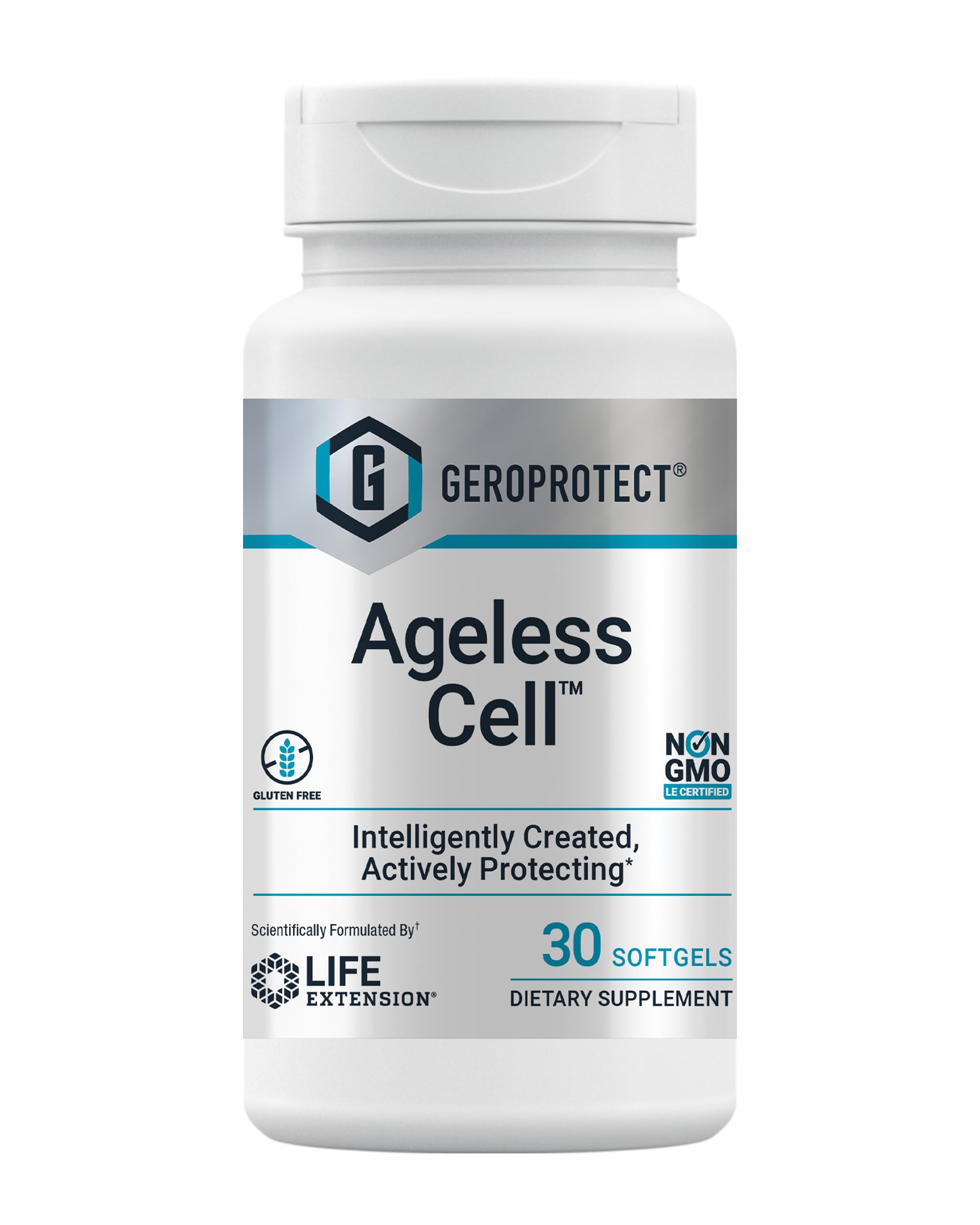 GEROPROTECT Ageless Cell bottle and box