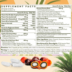 Product bottle with label for Gesundgeist Saw Palmetto for Women