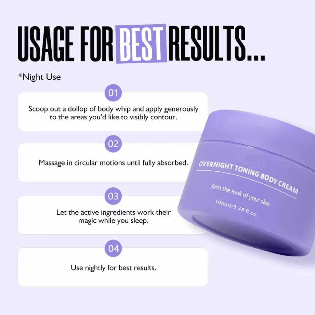 Get Dream Overnight Toning Whip night routine image hints at renewal.