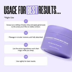 Get Dream Overnight Toning Whip night routine image hints at renewal.
