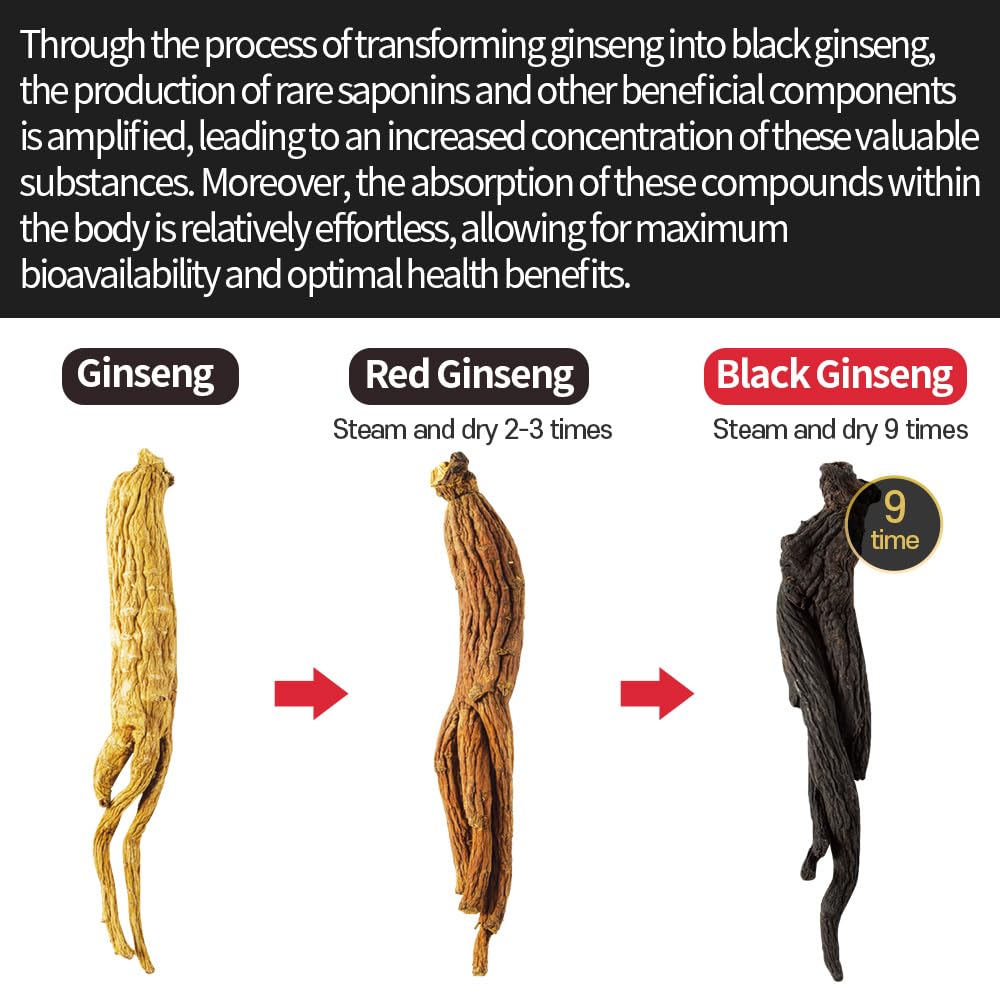 GeumHeuk Black Ginseng Candy display with 2 bags