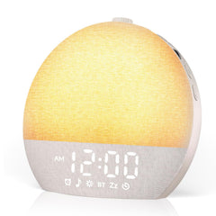 Geuuap Sunrise Alarm Clock front view with gentle wake-up light
