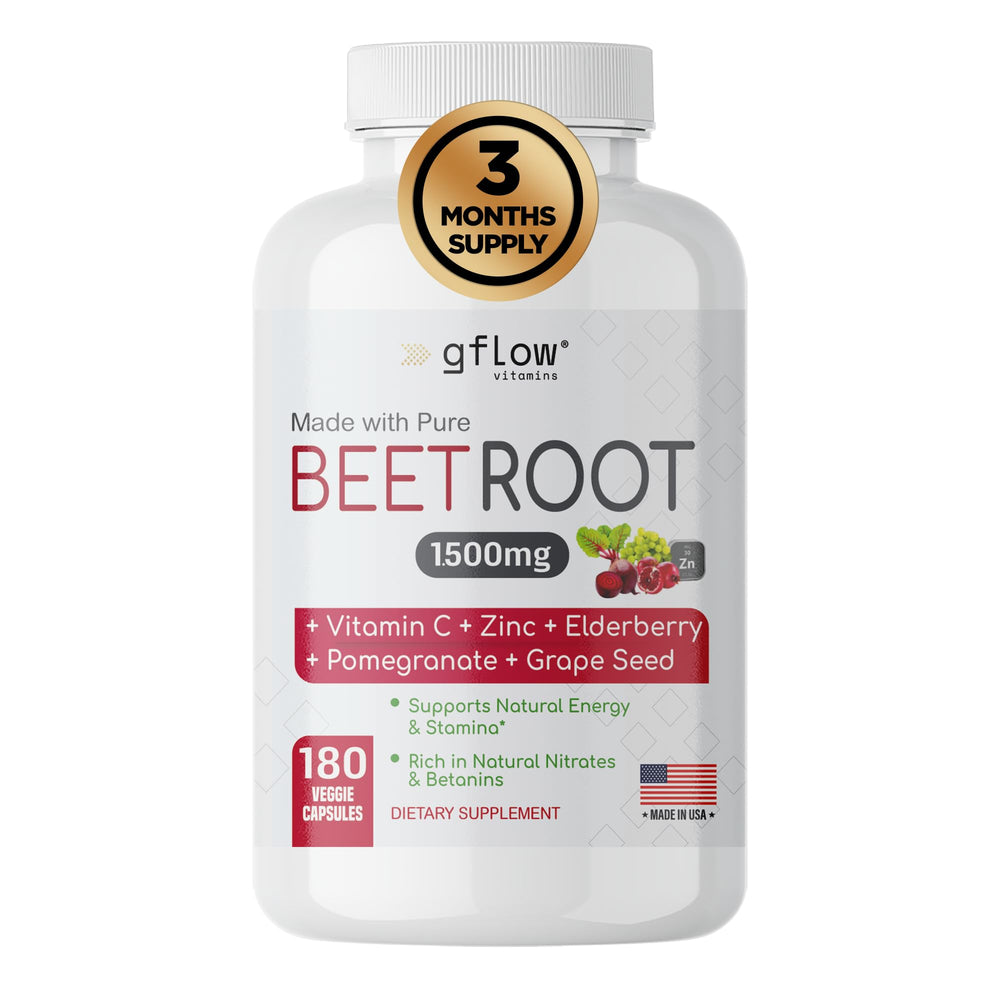Gflow Beet Root Capsules Organic - hero image