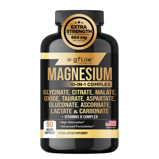 Gflow Magnesium Complex bottle label