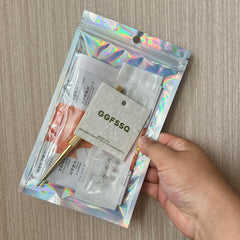 Portable ear seed kit fits in pocket or purse