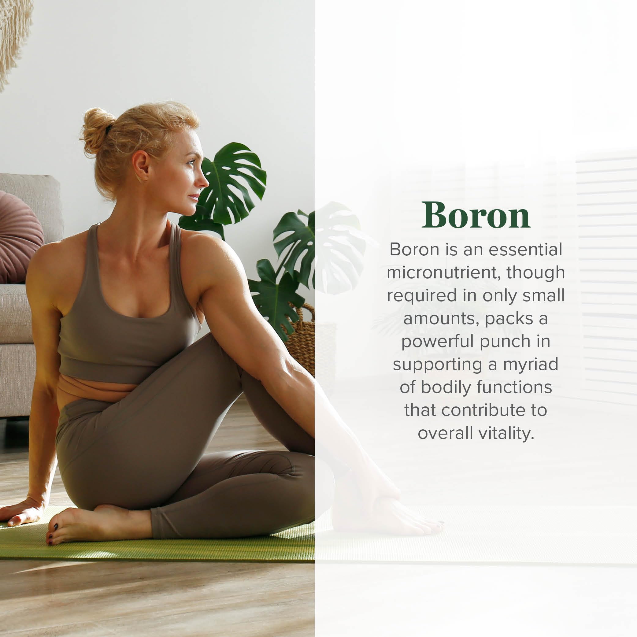 Global Healing Center Boron 5 mg bottle with label