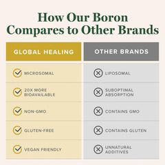 Graphic illustrating cognitive function support from boron supplement