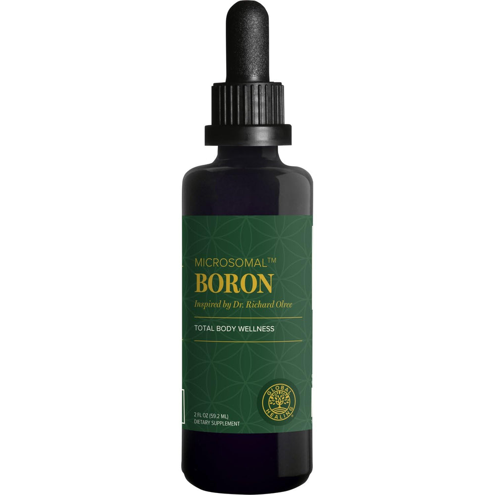 Front view of Global Healing Center Boron 5 mg bottle