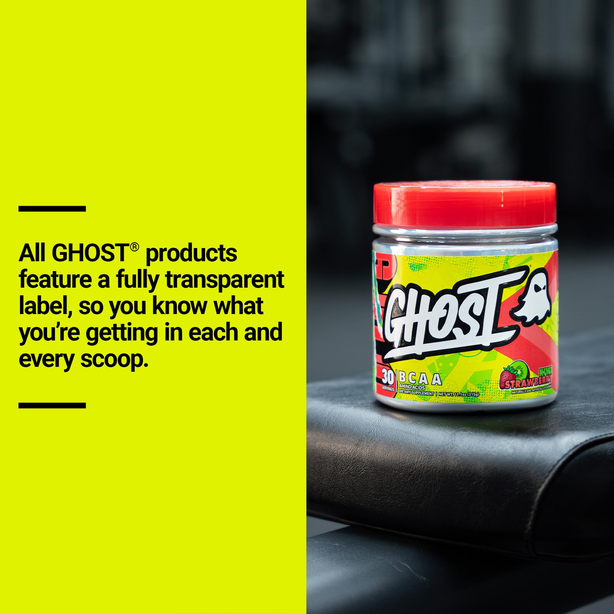 Sugar-free intra/post workout recovery drink by GHOST