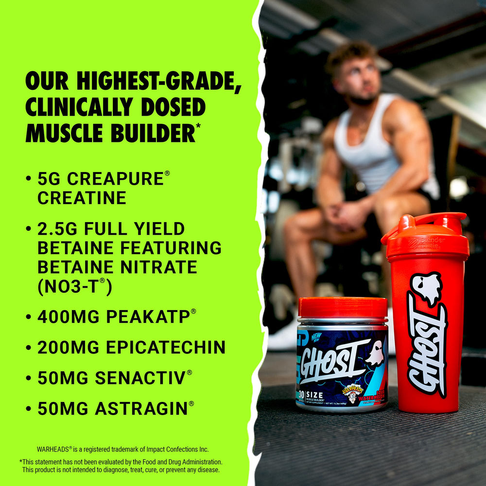 GHOST Size V3 betaine-nitrate visual demonstrates precise dosing for potential endurance support.