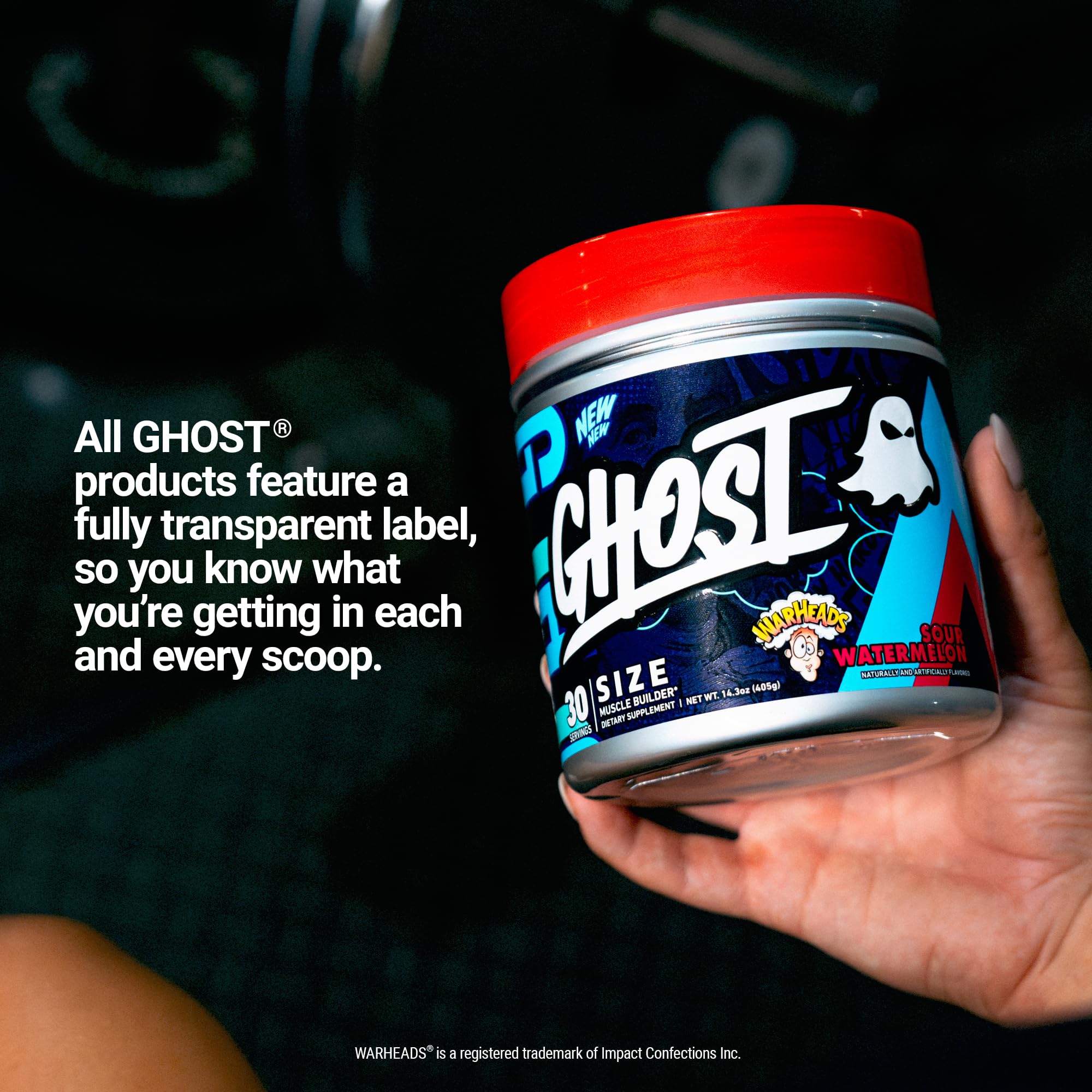Lifestyle image showing stacking with other GHOST products