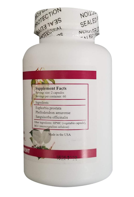 Close-up of GI Chi 120 Capsules label