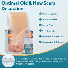 GIATENL silicone scar sheet invisible under clothes supports comfortable ongoing care.