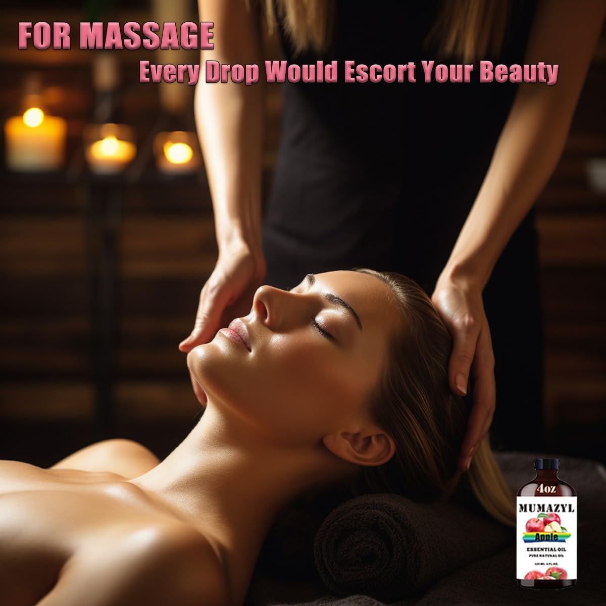 Gift-ready box containing Apple essential oil