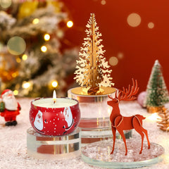 Gift for coworker, teacher or friend: Christmas candles