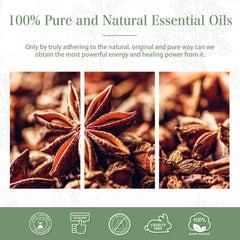 Elegant gift packaging for anise star essential oil