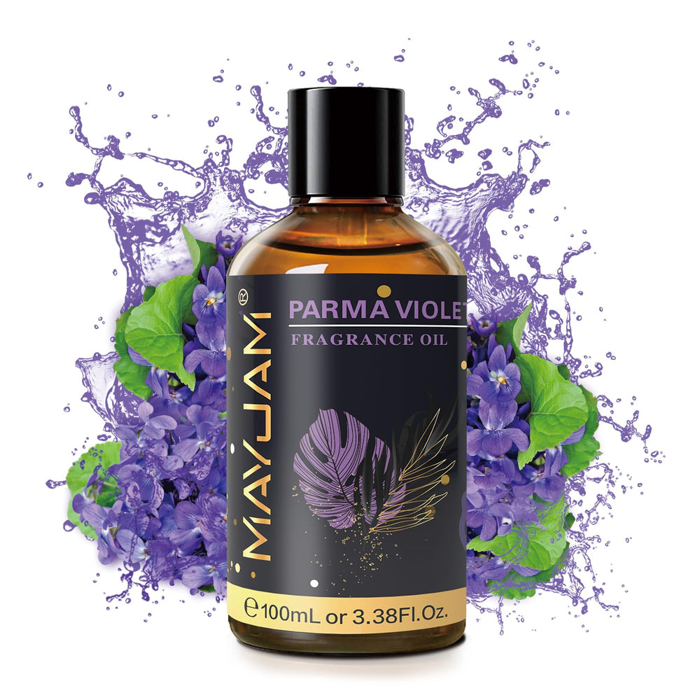 Gift-ready MAYJAM Parma Violet fragrance oil packaging