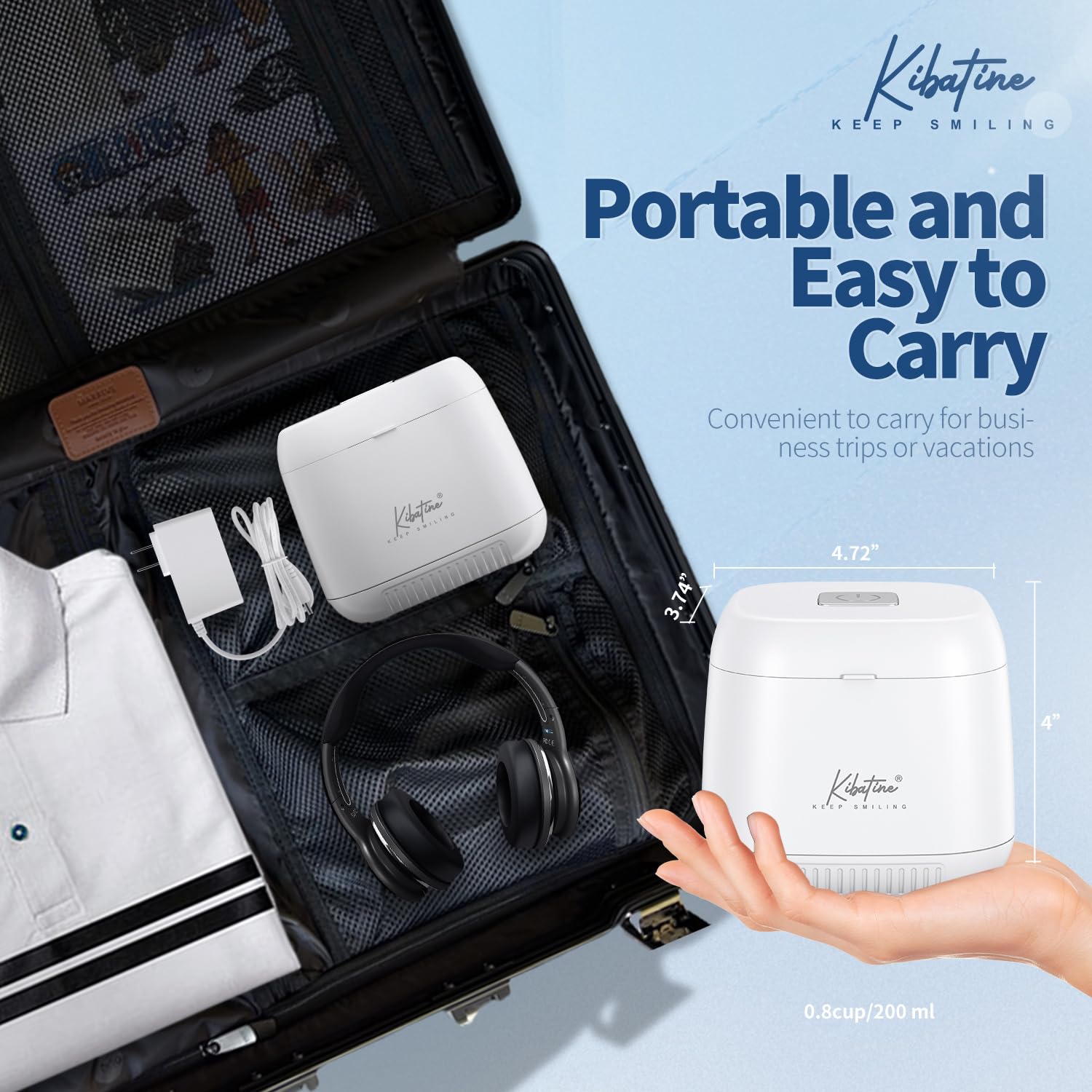Gift-ready packaging for ultrasonic cleaner