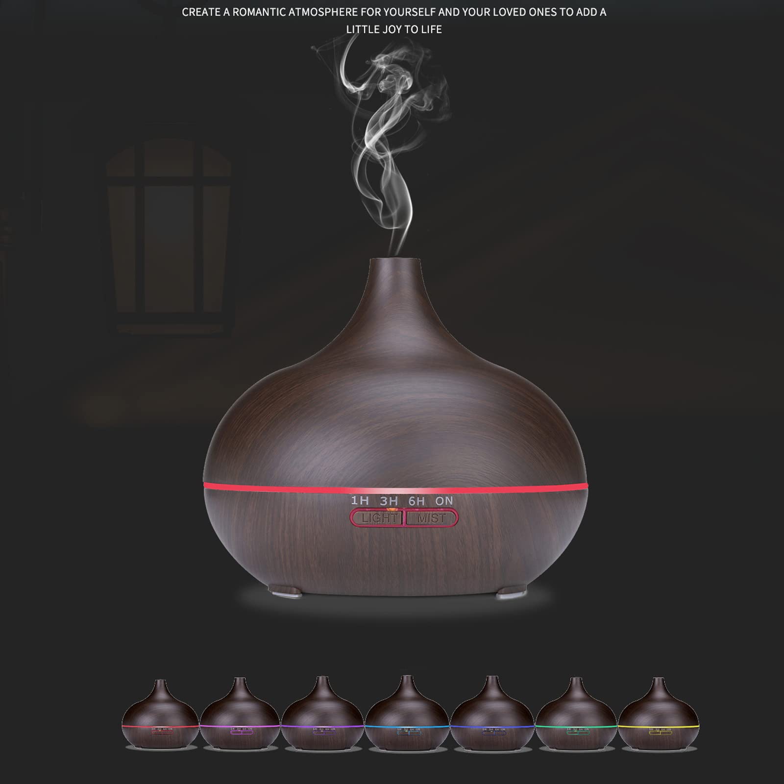Gift-ready aromatherapy diffuser for family and friends