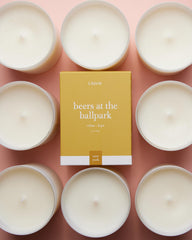 Gift-ready Beers at the Ballpark candle