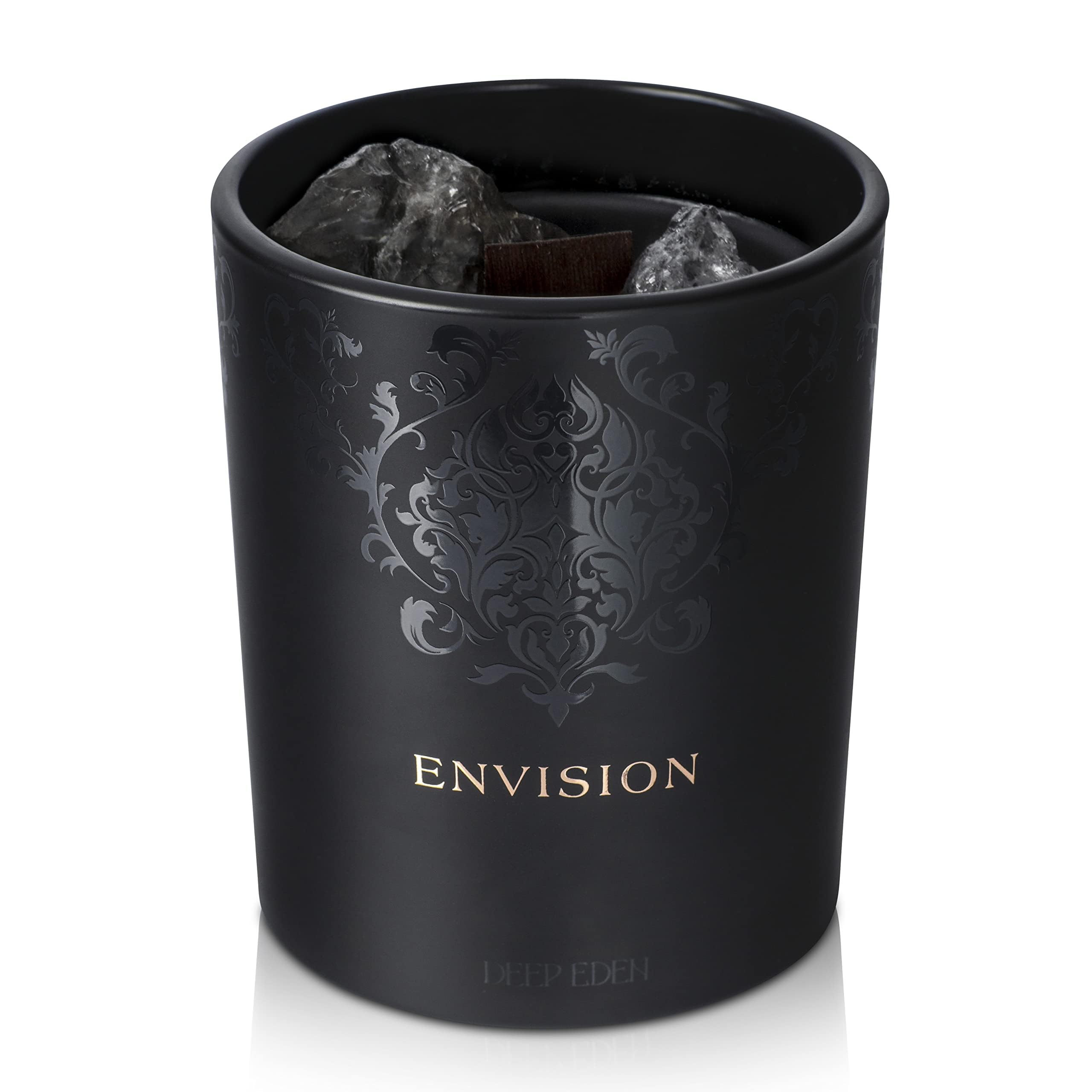 Gift-ready presentation of Black Orchid & Pine Moss candle