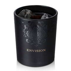 Gift-ready presentation of Black Orchid & Pine Moss candle