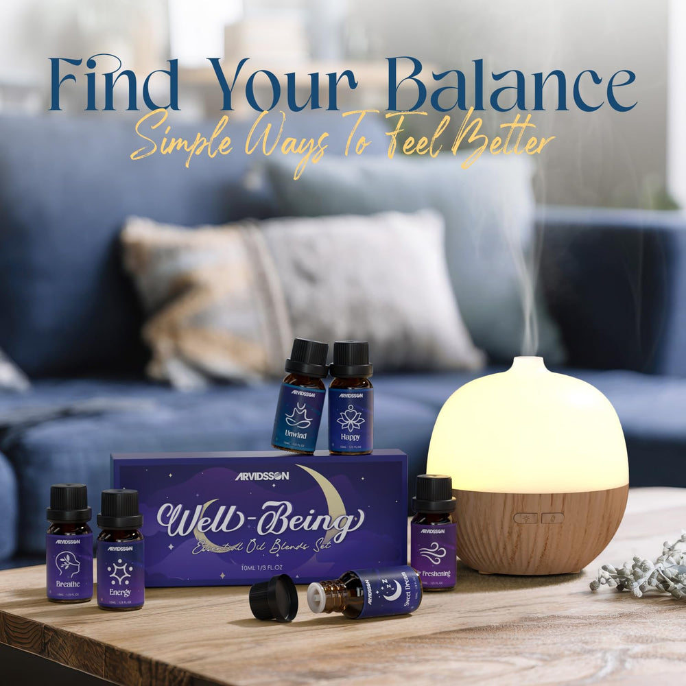 Gift-ready ARVIDSSON essential oil blends set for gifting