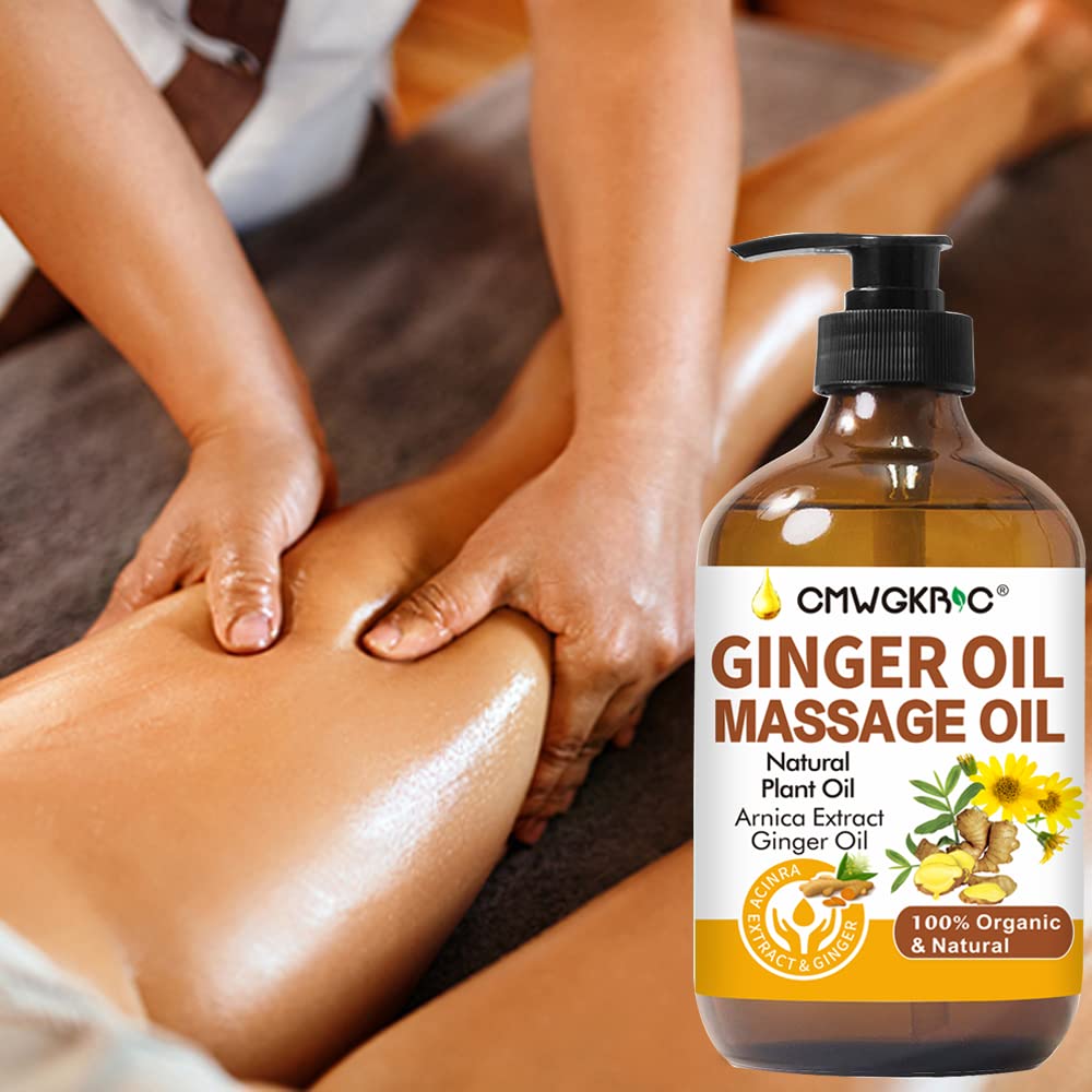 Gift set of ginger oil massage therapy